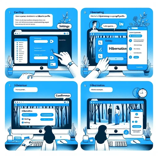 how to hibernate linkedin profile