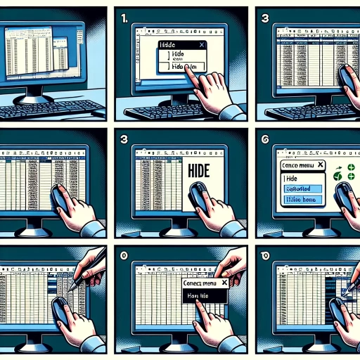 how to hide a column in excel