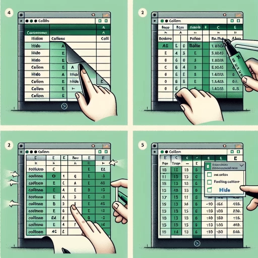 how to hide columns in excel
