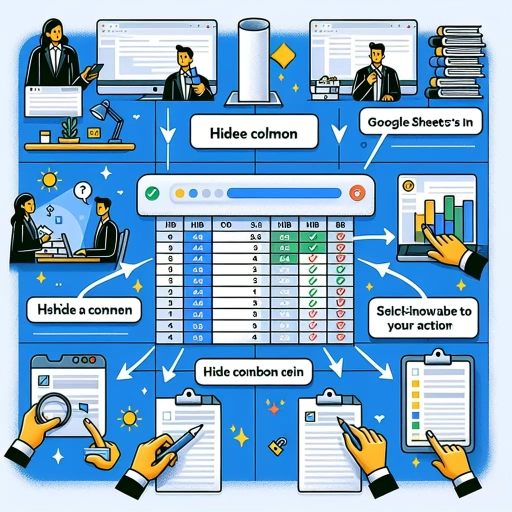 how to hide columns in google sheets