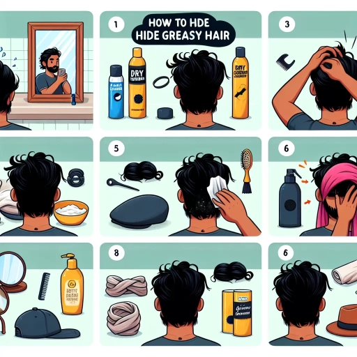 how to hide greasy hair