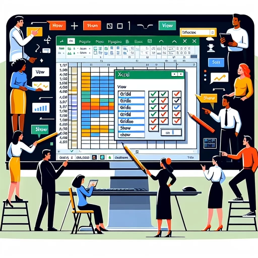 how to hide gridlines in excel