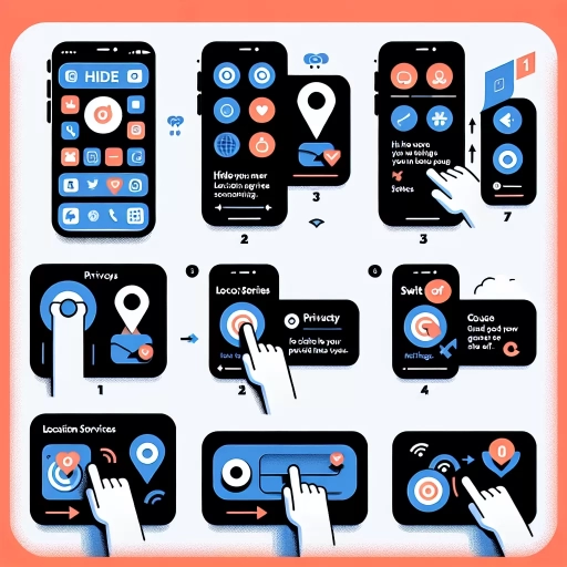 how to hide location on iphone