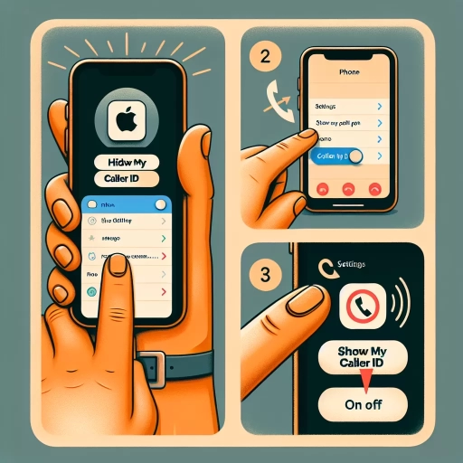 how to hide number on iphone
