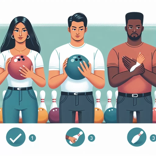 how to hold a bowling ball