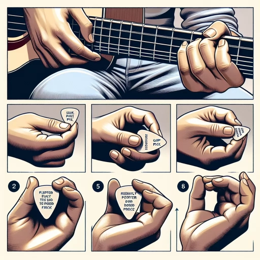 how to hold a pick