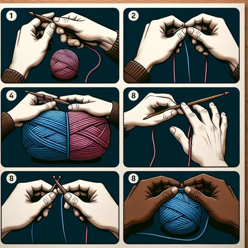 how to hold crochet yarn