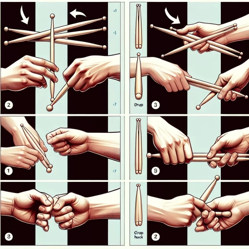 how to hold drumsticks