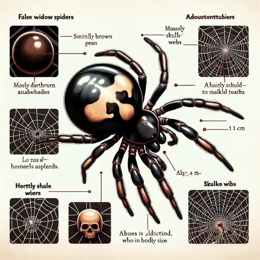 how to identify a false widow spider