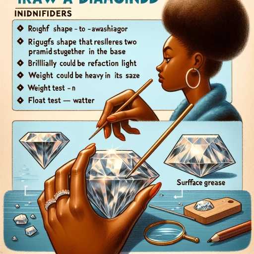how to identify a raw diamond