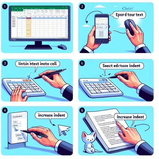 how to indent in excel