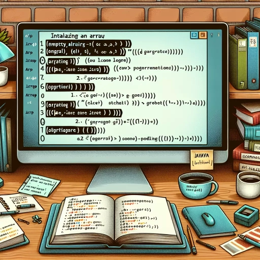 how to initialize an array in java