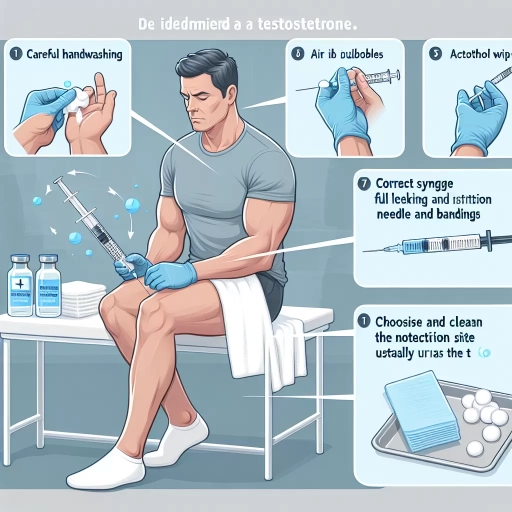 how to inject testosterone
