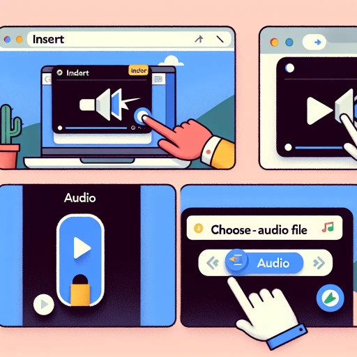 how to insert audio in google slides