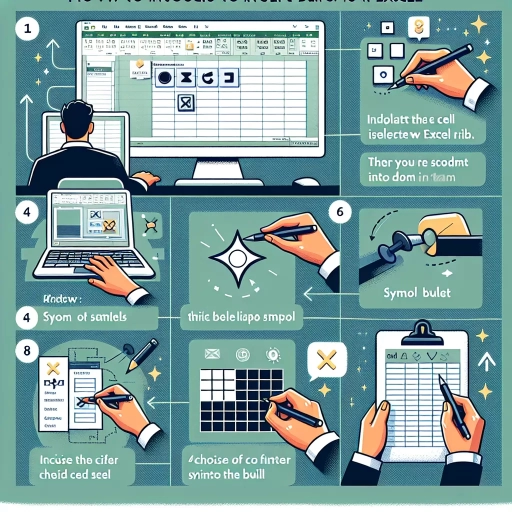 how to insert bullets in excel