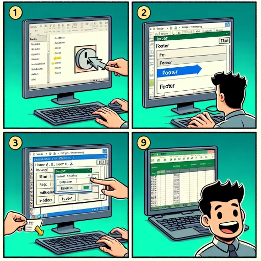 how to insert footer in excel
