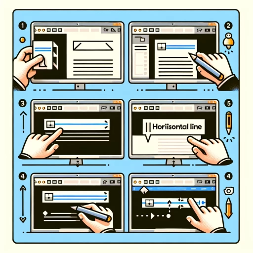 how to insert horizontal line in word