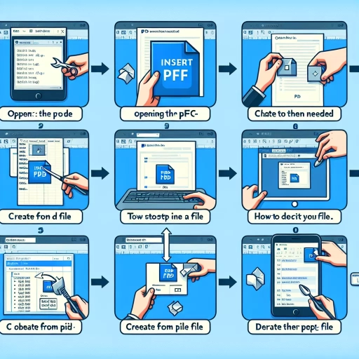 how to insert pdf into excel