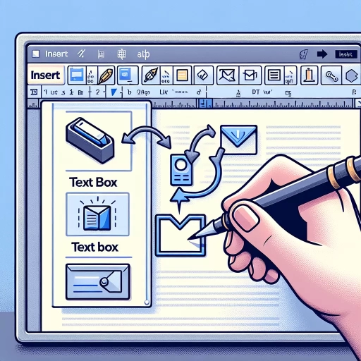 how to insert text box in word