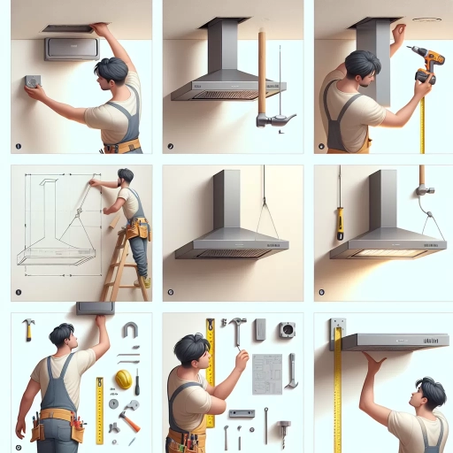how to install a range hood vent through ceiling