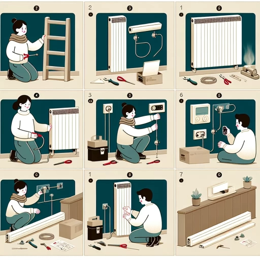 how to install baseboard heater