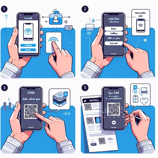 how to install esim