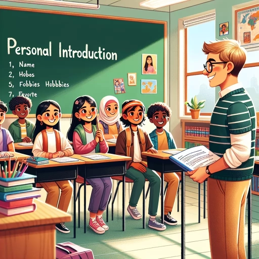 how to introduce yourself in class