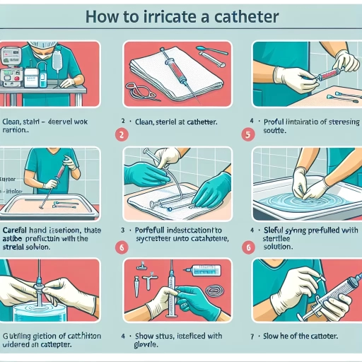 how to irrigate a catheter