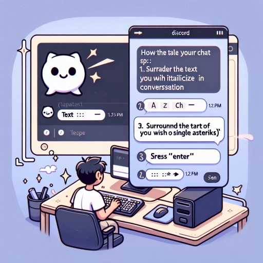 how to italicize on discord