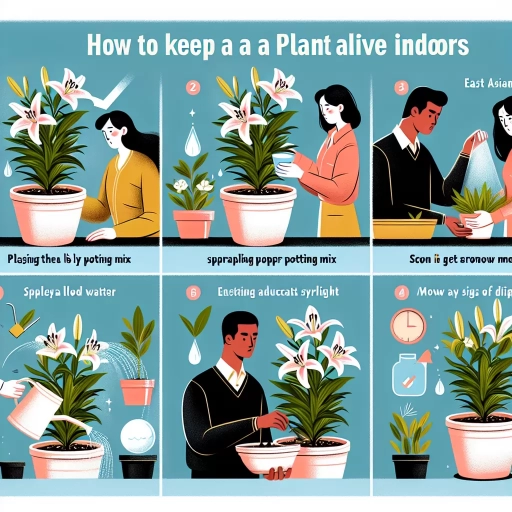 how to keep a lily plant alive indoors