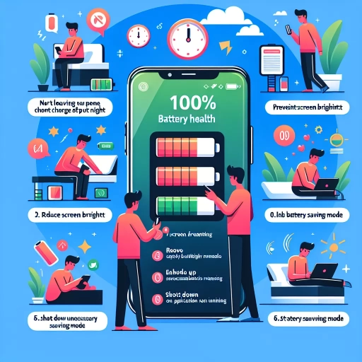 how to keep iphone battery health at 100