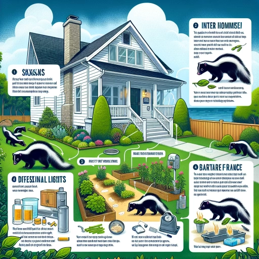 how to keep skunks away from your house