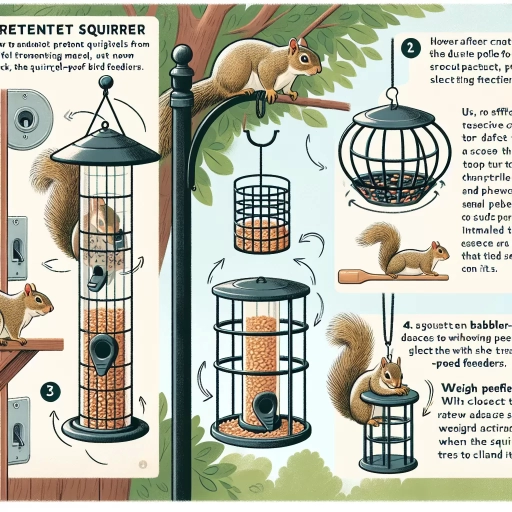 how to keep squirrels out of bird feeder