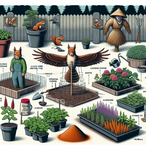 how to keep squirrels out of your potted plants