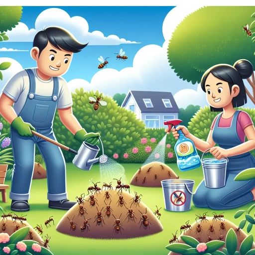 how to kill ant hills