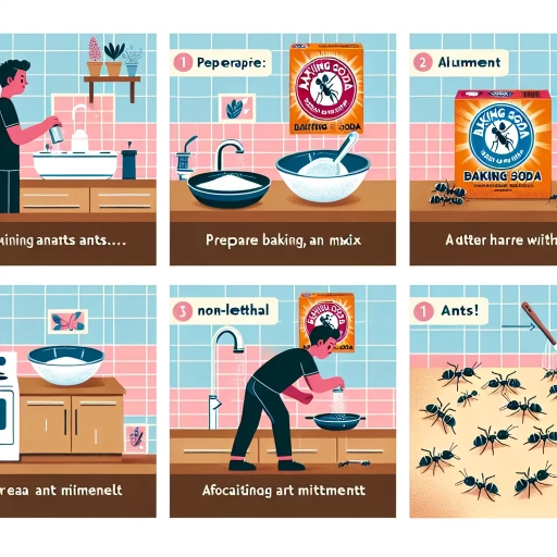 how to kill ants with baking soda