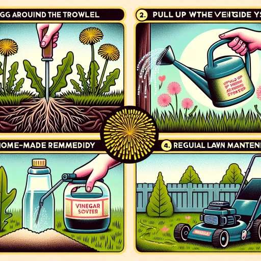 how to kill dandelions naturally