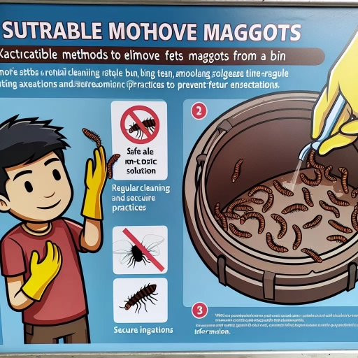 how to kill maggots in bin