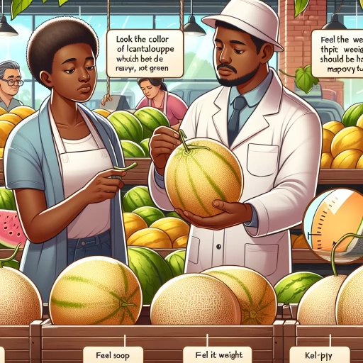 how to know if cantaloupe is ripe