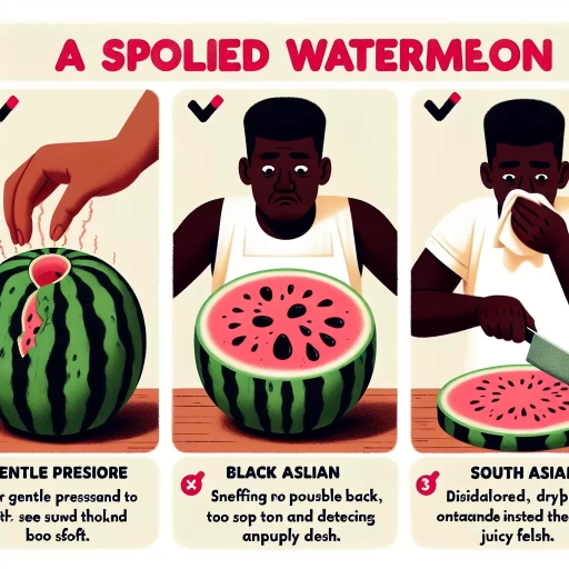 how to know if watermelon is bad