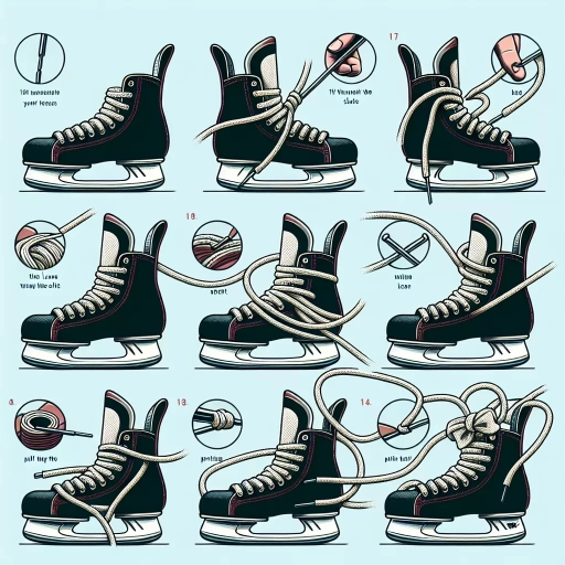 how to lace hockey skates