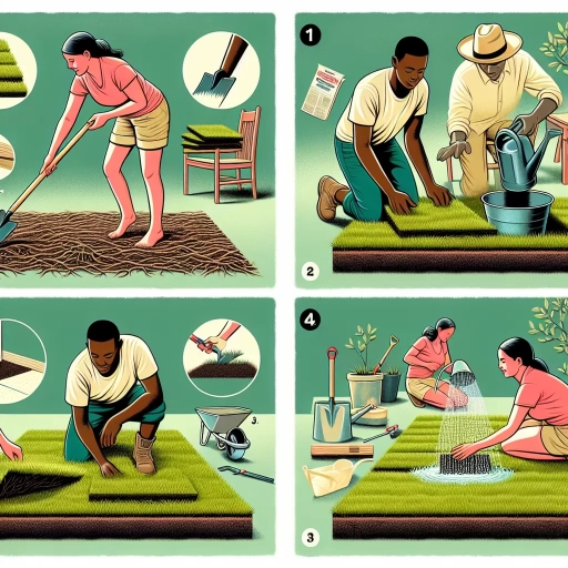 how to lay sod over existing lawn