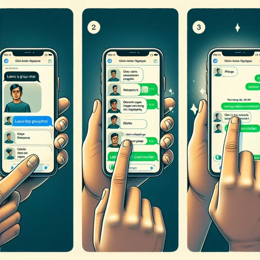 how to leave a group chat on iphone