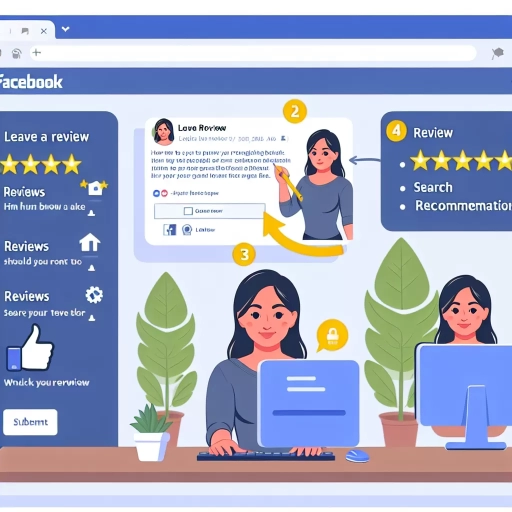 how to leave a review on facebook
