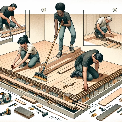 how to level a floor without leveling compound