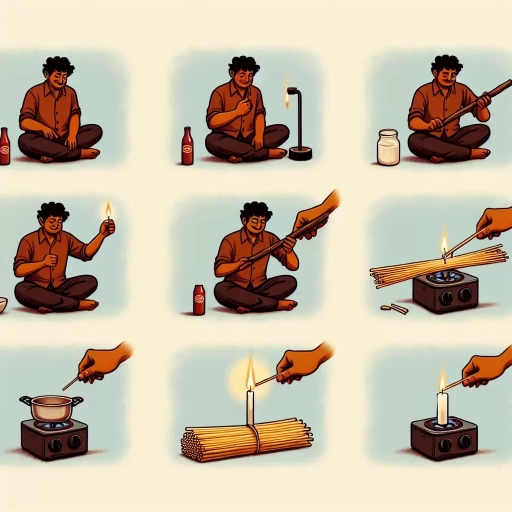 how to light a candle without a lighter