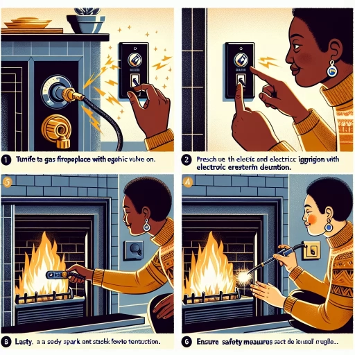 how to light a gas fireplace with electronic ignition