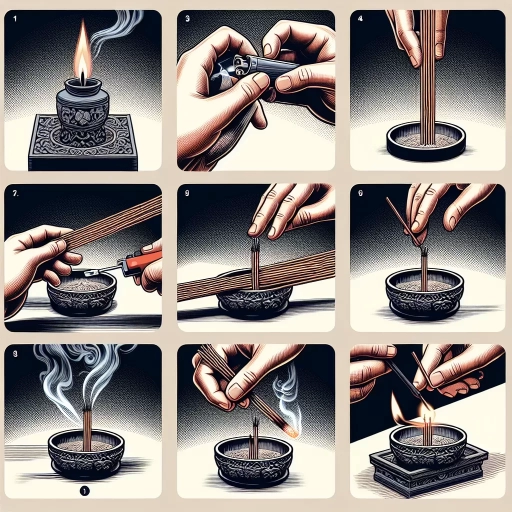 how to light incense