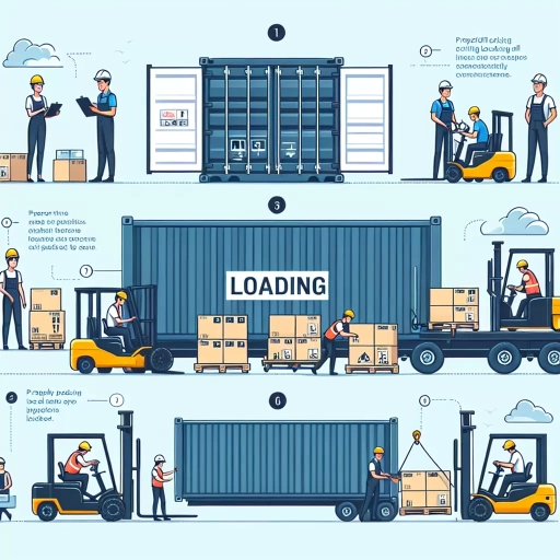 how to load a shipping container