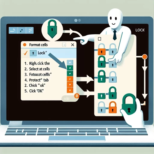 how to lock a cell in excel